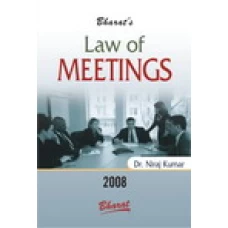 Law of Meetings By Dr. Niraj Kumar
